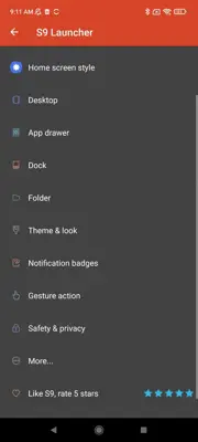 S9 Launcher android App screenshot 12